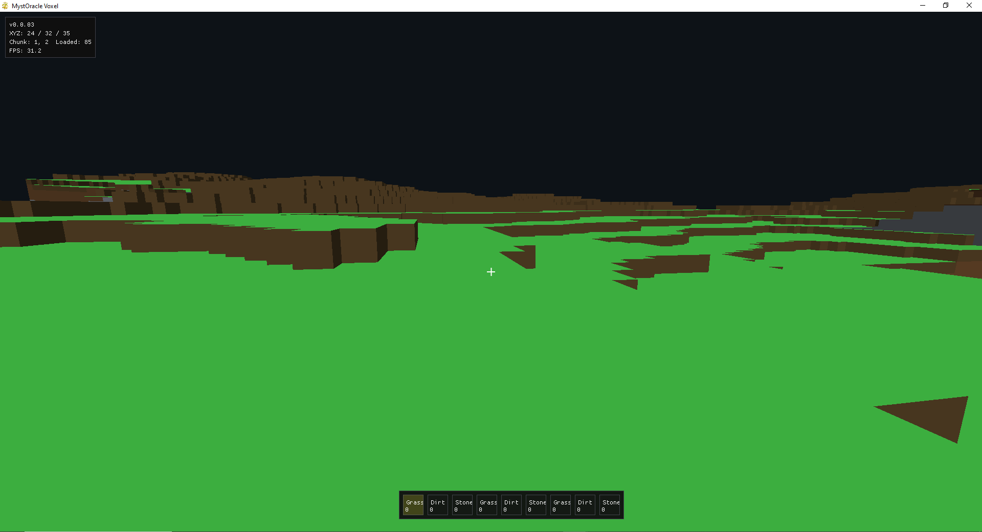 First terrain capture